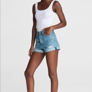 RAG & BONE Maya High Rise Shorty Shorts